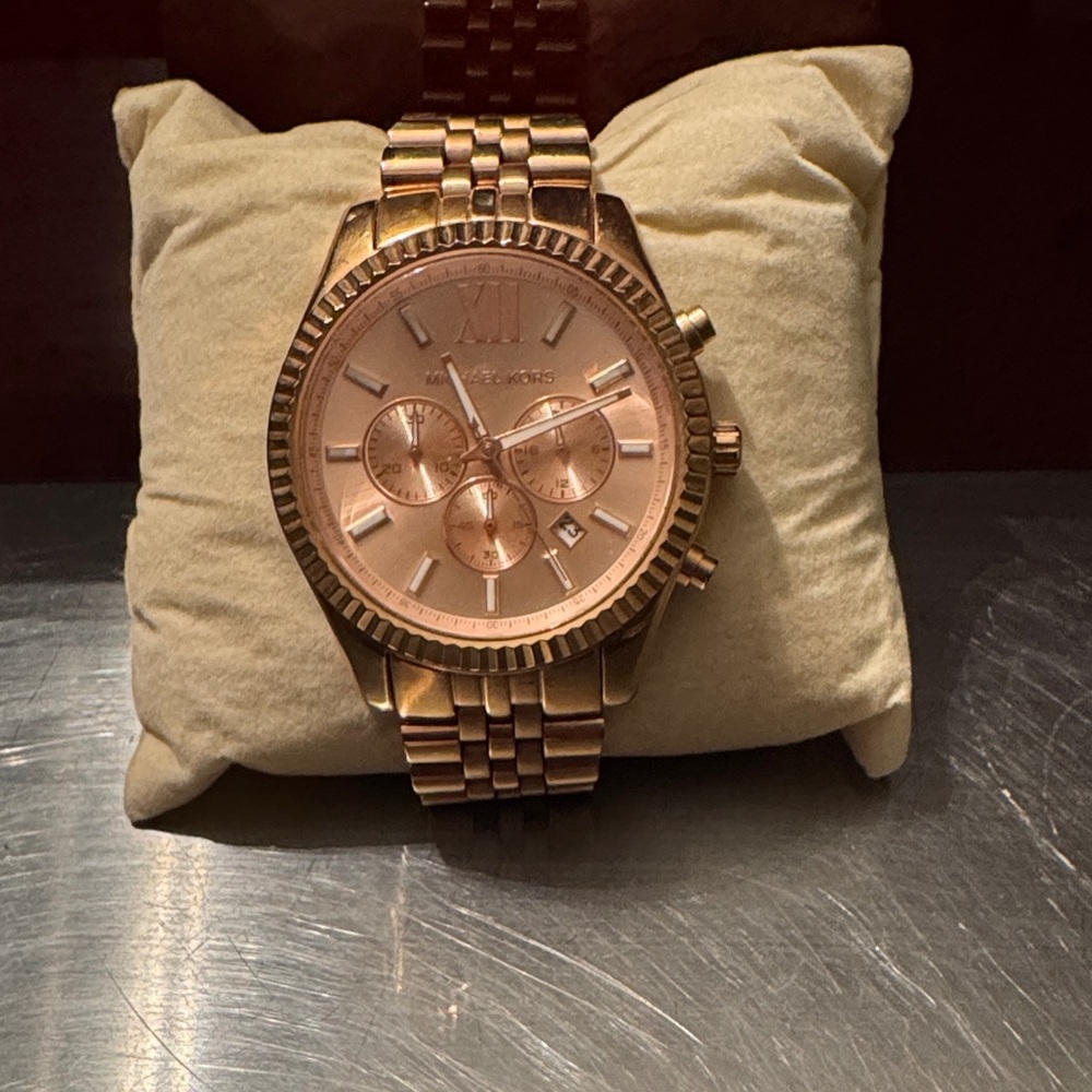 Michael Kors Men's Rose Gold Chronograph Watch